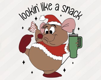Lookin' Like A Snack Svg | Christmas Character Svg | Princess Christmas Svg | Svg | Png | Eps | Svg | Dxf