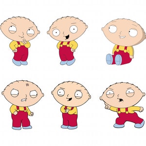 Stewie Griffin, Family Guy, SVG, Pdf, Png, Dxf, Eps