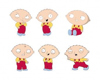 Stewie Griffin, Family Guy, Svg, Pdf, Png, Dxf, Eps