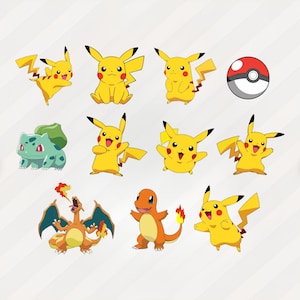 Poke Svg, Pika Svg, Png, Dxf, Eps