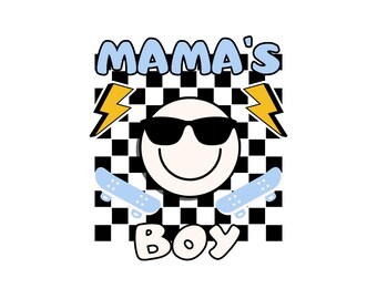 Mama's Boy Png, Mother’s Day Png, Retro Mama Png, Mama Png, Mother Png, Shirt Design