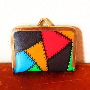 Vintage 1970s Patchwork Sewing Kit: Mini Travel Size
