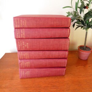 Will Durant The Story of Civilization Set 1-6 Volumes, Hardcover History Books, 1939-1957 Editions/ FREE SHIPPING