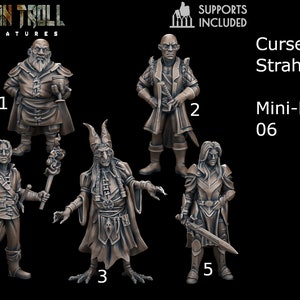 Curse Of Strahd Mini 06 por -TytanTroll Miniatures- impresso em resina - DnD D&D Tabletop