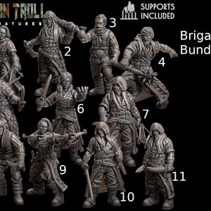 Brigand Bundle by -TytanTroll Miniatures- printed in resin - DnD D&D Tabletop