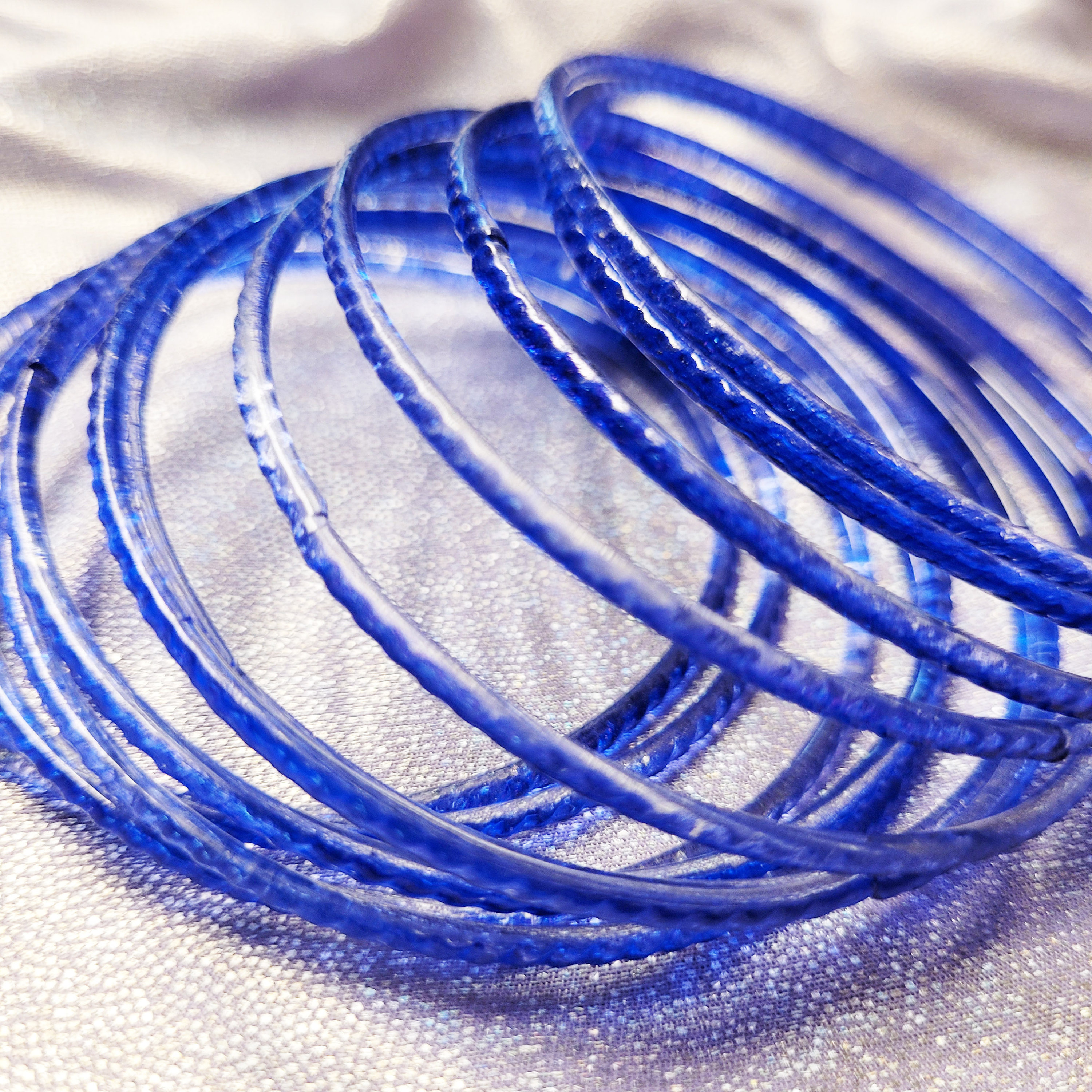 GLASS Bangles Plain Transparent Paint Style Size 2 10 ML 12