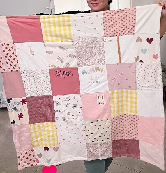 Coperta Personalizzata Per Neonato In Peluche Viola Con Pois, Nome E Data, Taglie 70x90, 100x120, 100x150 Cm, Regalo Nascita
