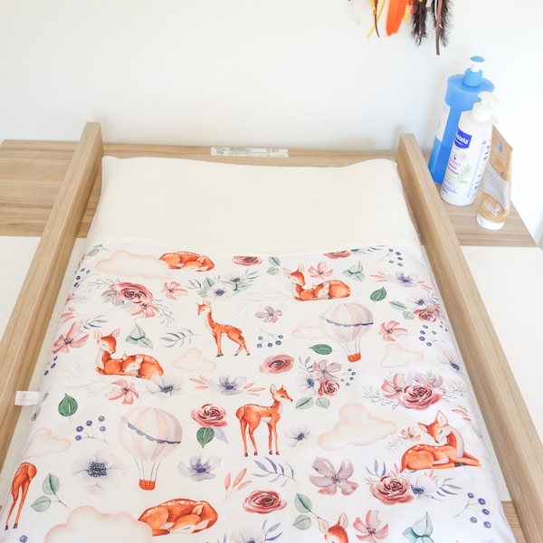 Housse de matelas à langer pour bébé personnalisable