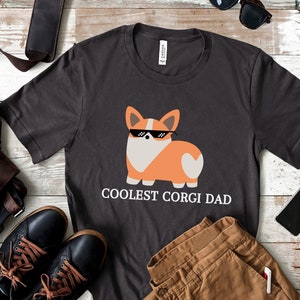 Corgi Dad Shirt Corgi Gift Corgi Shirt Corgi Tshirt Dog Lover Gifts For Dad Gift For Him Father&#39;s Day shirt Dog Dad Gift Dog Dad Shirt