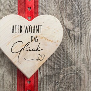 Hier Wohnt Das Glück SVG: ドイツ ホーム Cricut カット ファイル (デジタル ダウンロード) 画像 4