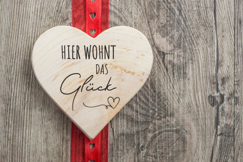Hier Wohnt Das Glück SVG: ドイツ ホーム Cricut カット ファイル (デジタル ダウンロード) 画像 4