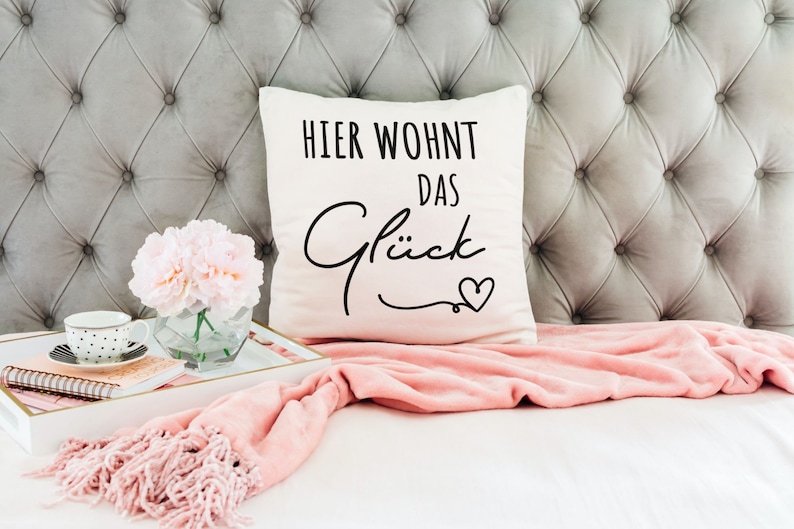 Hier Wohnt Das Glück SVG: ドイツ ホーム Cricut カット ファイル (デジタル ダウンロード) 画像 5