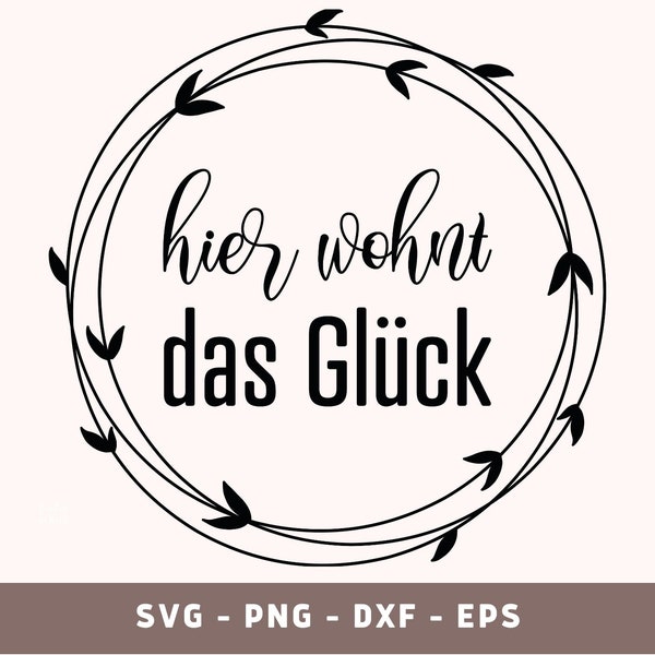Glück Sprüche Svg Etsy