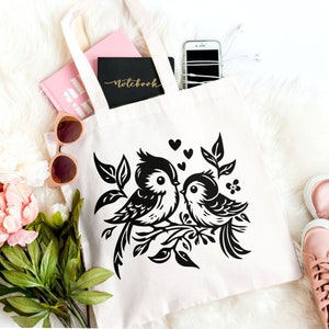 Cute Birds Bundle Svg, Love Birds Design, Valentines Day Svg, Cute Bird Svg, Birds Sublimation, Cricut Cut File