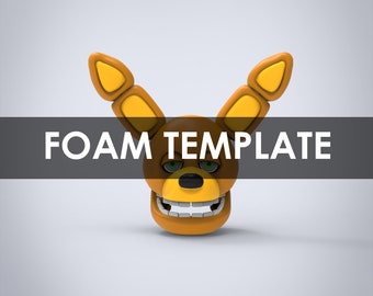 Spring Bonnie Movie Version Full Wearable Head Template for EVA Foam (PDO/PDF)