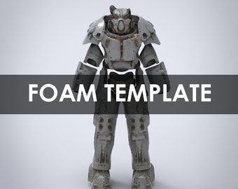 X-01 Full Wearable Power Armour mit Helm Vorlage für EVA Foam (PDO / PDF)