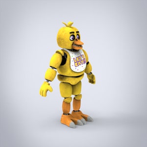 Chica Furry Full Wearable Body Parts With Head Template for EVA Foam ...