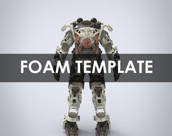 Full Wearable Power Frame Template for EVA Foam (PDO/PDF)