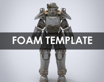 T-45 Full Wearable Power Armour mit Helmvorlage für EVA Foam (PDO / PDF)