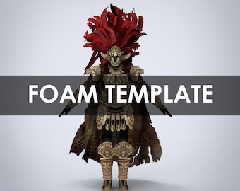 Radan Full Wearable Armor with Helmet Template for EVA Foam (PDO/PDF)