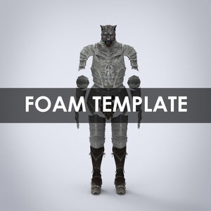 Blaid Full Wearable Armor with Head and Sword Template for EVA Foam (PDO/PDF)