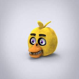 Chica Furry Full Wearable Head Template for EVA Foam (PDO/PDF) - Etsy