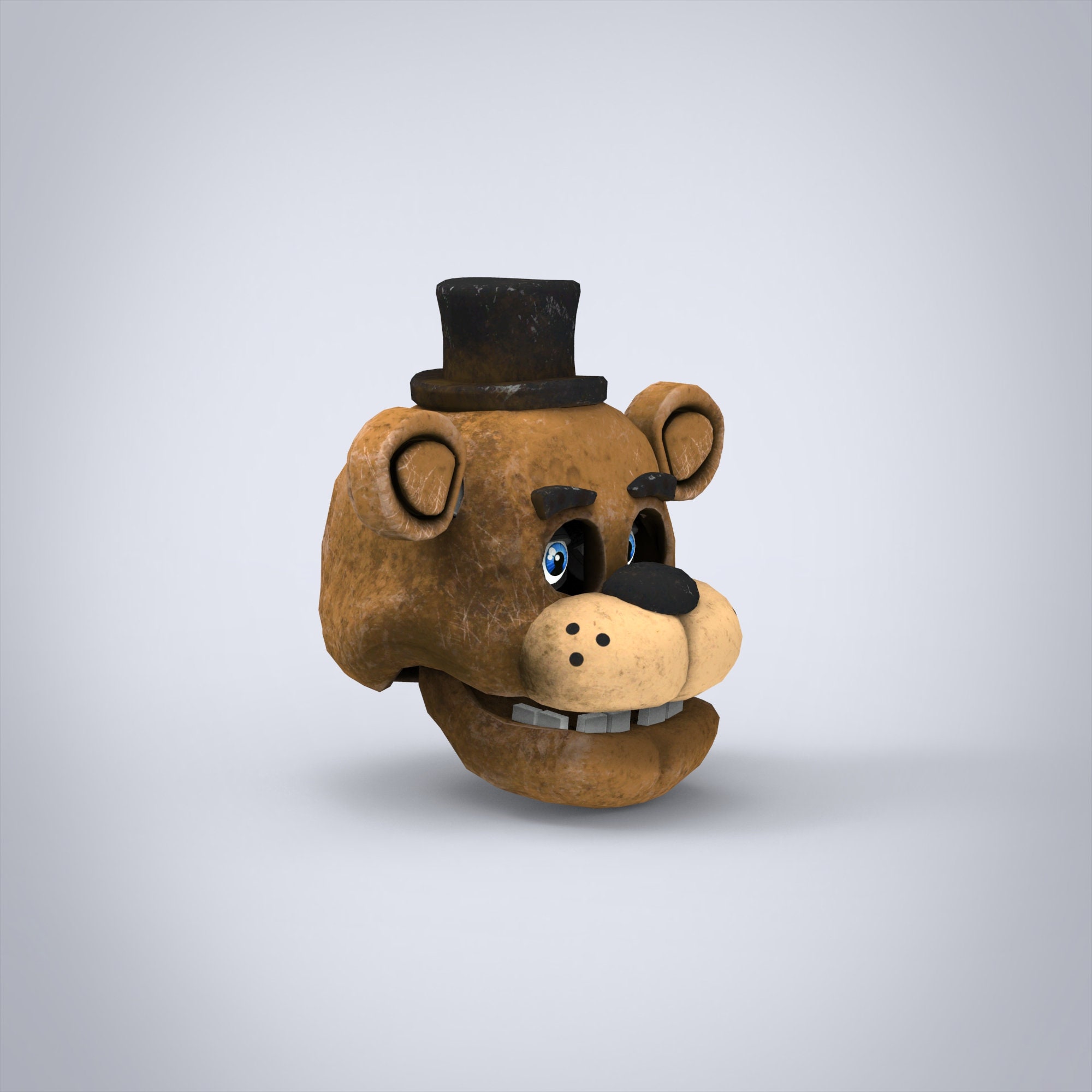 Freddy Bear Furry Full Wearable Head Template for EVA Foam (PDO/PDF) - Etsy