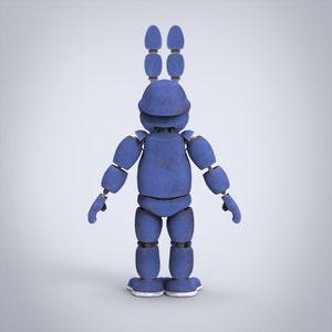 Bonnie Furry Full Wearable Body Parts With Head Template for EVA Foam ...