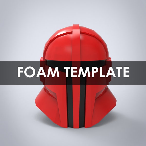 Praetorian Knight Mndalorian Full Wearable Helmet Template for EVA Foam (PDO/PDF)