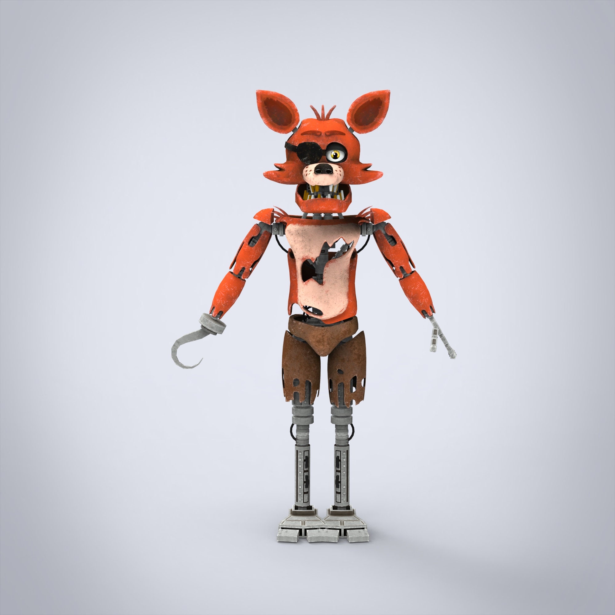 Foxy Furry Full Wearable Body Parts With Head Template for EVA Foam ...