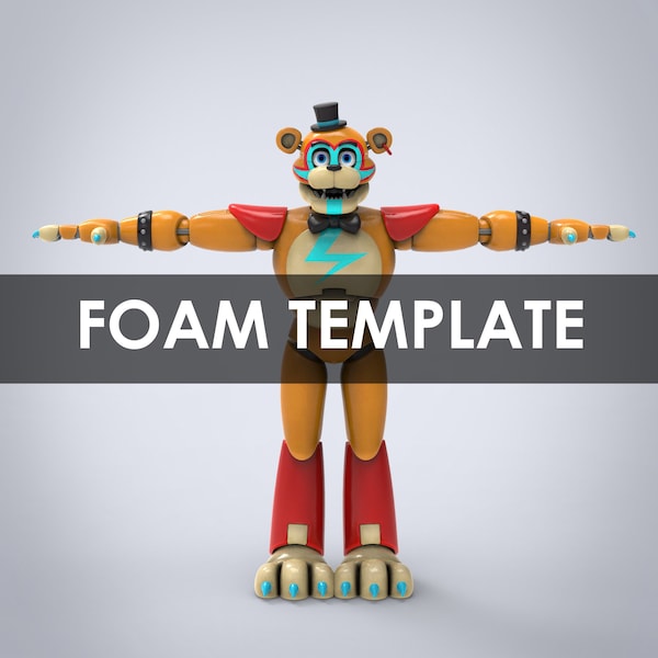 Five Nights at Freddys Foam Template Etsy Sweden Five Nights at Freddys Foam Template Etsy Sweden