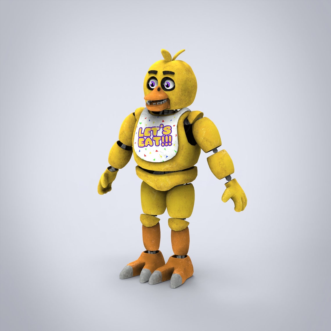 Chica Furry Full Wearable Body Parts With Head Template for EVA Foam ...