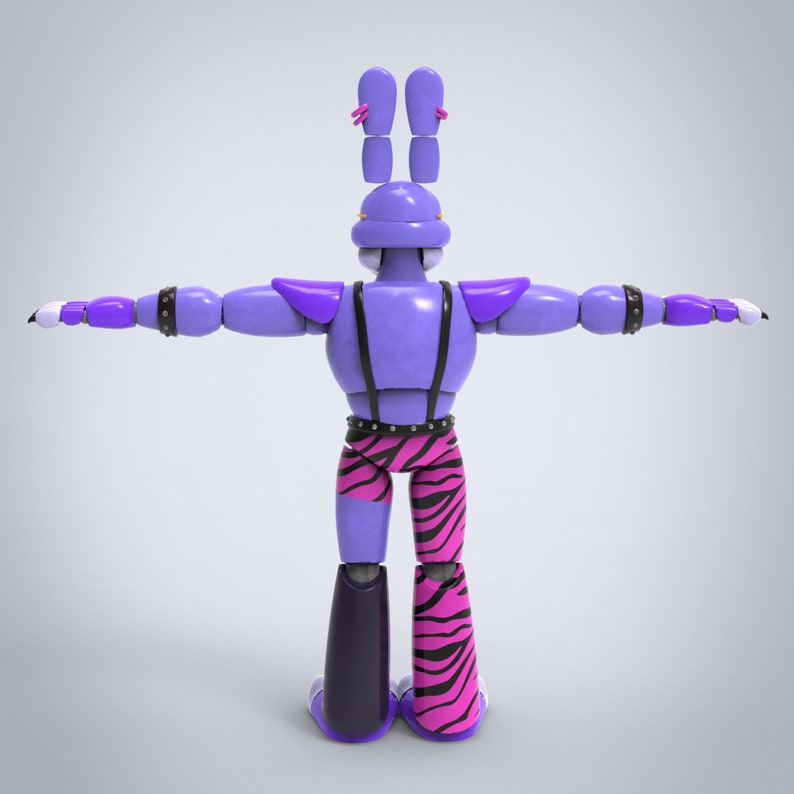 Bonnie Furry Full Wearable Body Parts With Head Template for EVA Foam ...