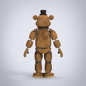 Freddy Bear Furry Full Wearable Body Parts With Head Template for EVA ...
