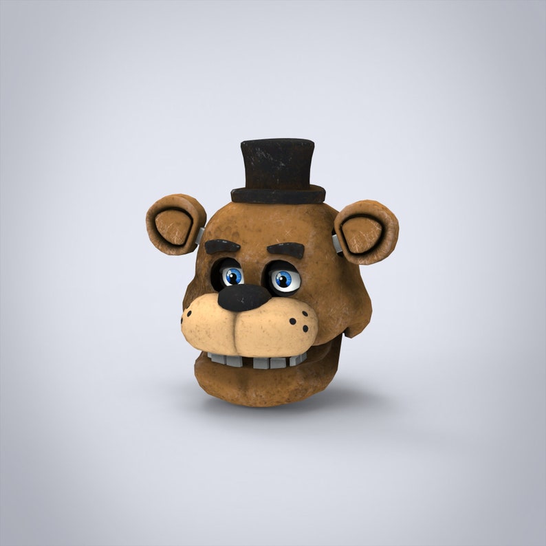 Freddy Bear Furry Full Wearable Head Template for EVA Foam (PDO/PDF) - Etsy