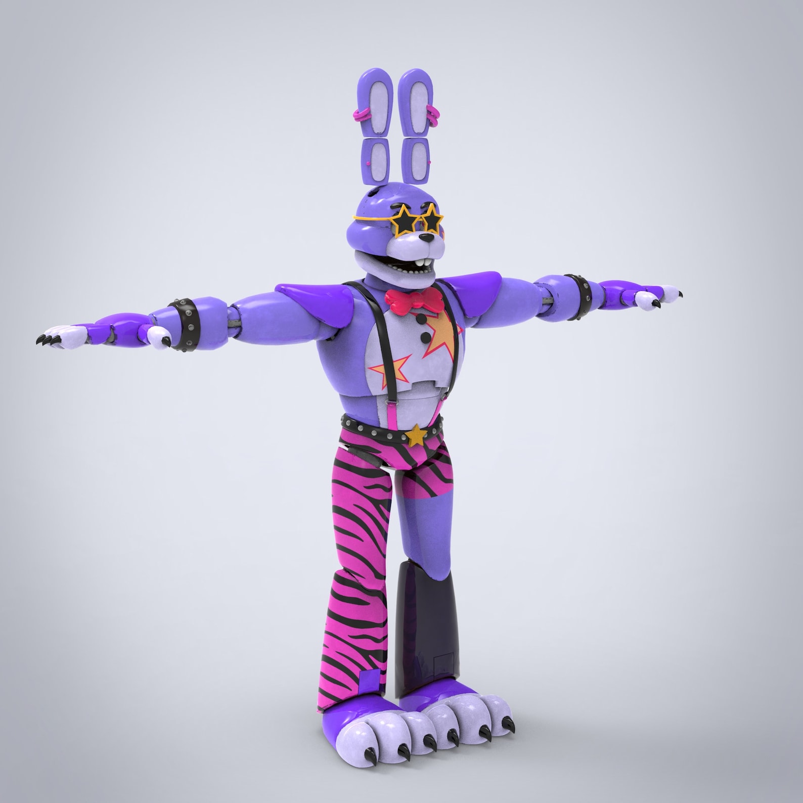 Bonnie Furry Full Wearable Body Parts With Head Template for EVA Foam ...