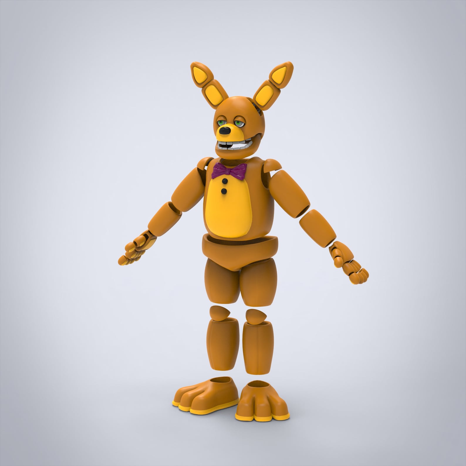 Spring Bonnie Movie Version Full Wearable Body Parts With Head Template ...