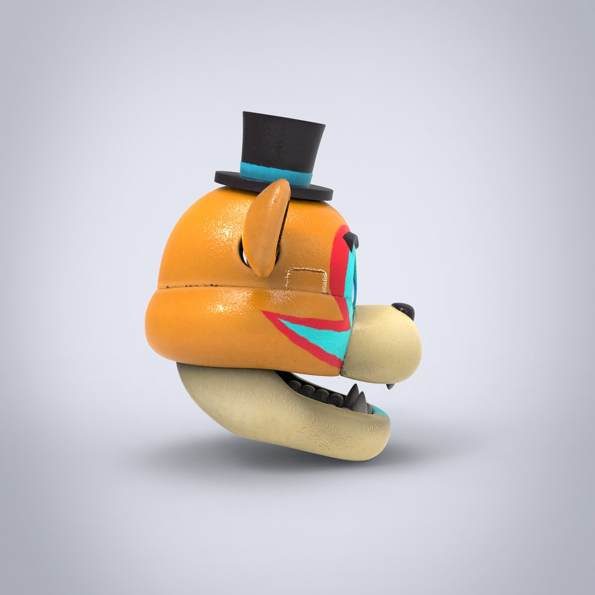 Freddy Furry Full Wearable Head Template for EVA Foam - Etsy UK