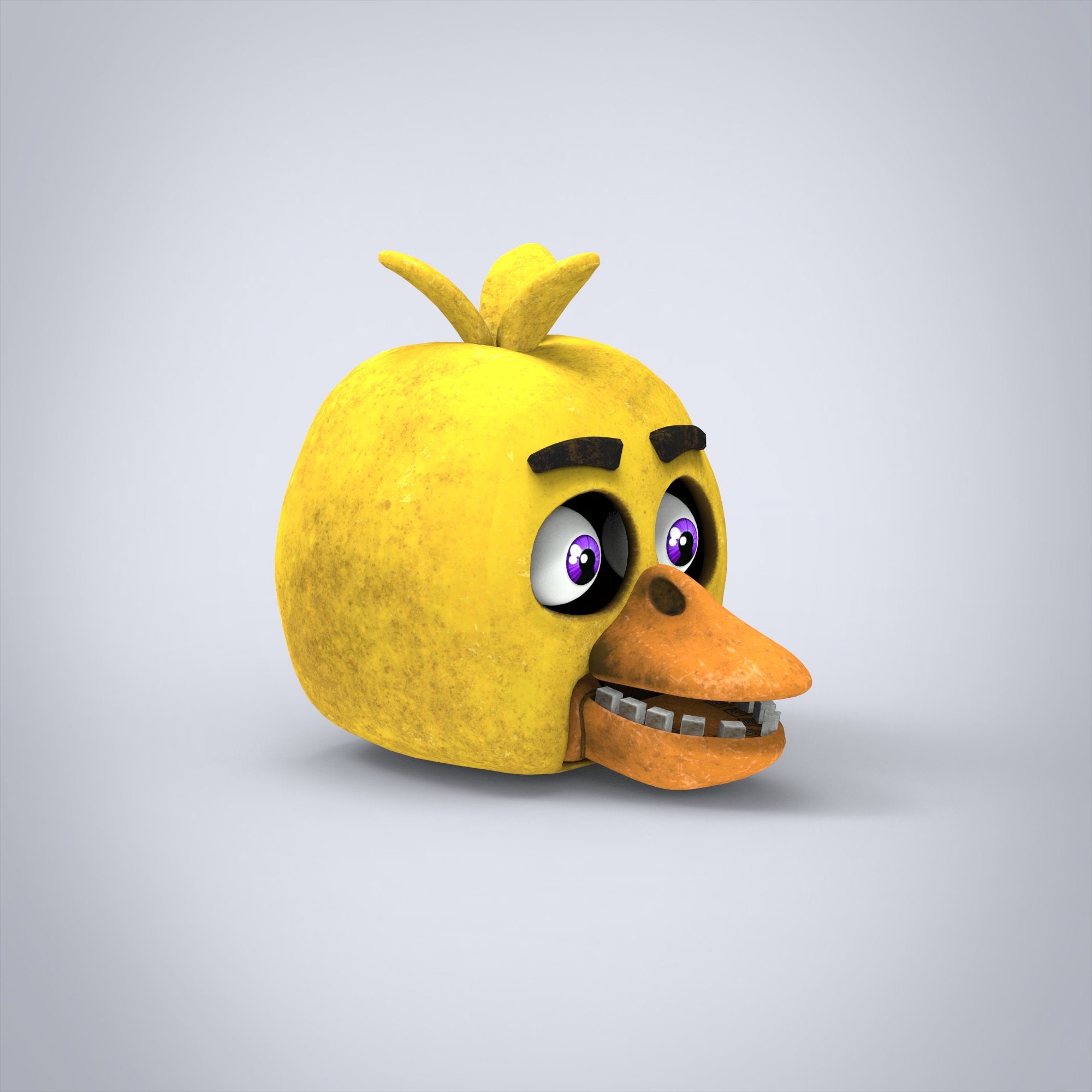 Chica Furry Full Wearable Head Template for EVA Foam (PDO/PDF) - Etsy ...