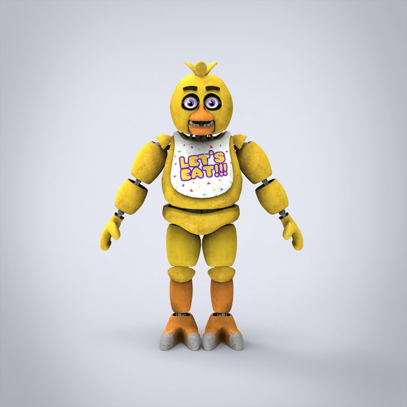 Chica Furry Full Wearable Body Parts With Head Template for EVA Foam ...