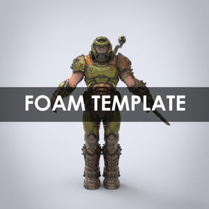 Doomslayer Eternal Full Wearable Armor With Helmet Template for EVA ...