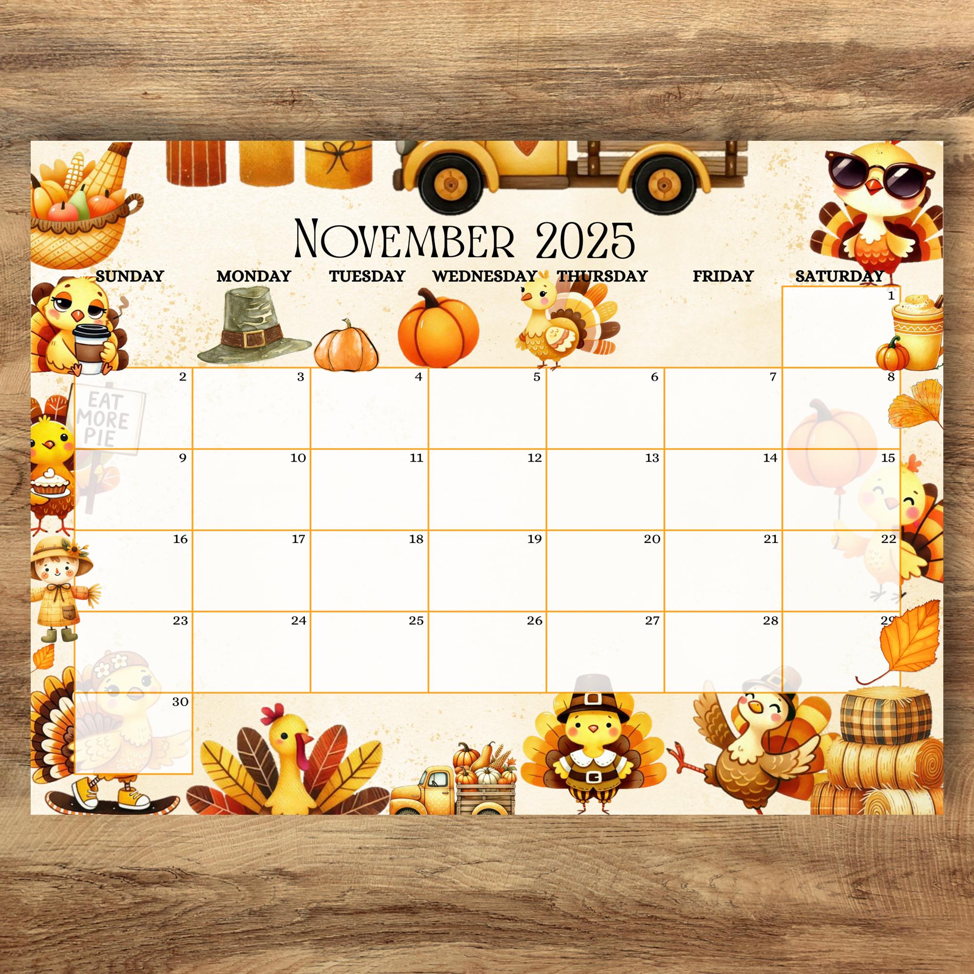 2025 Digital Calender - Etsy, image size:2000x2000