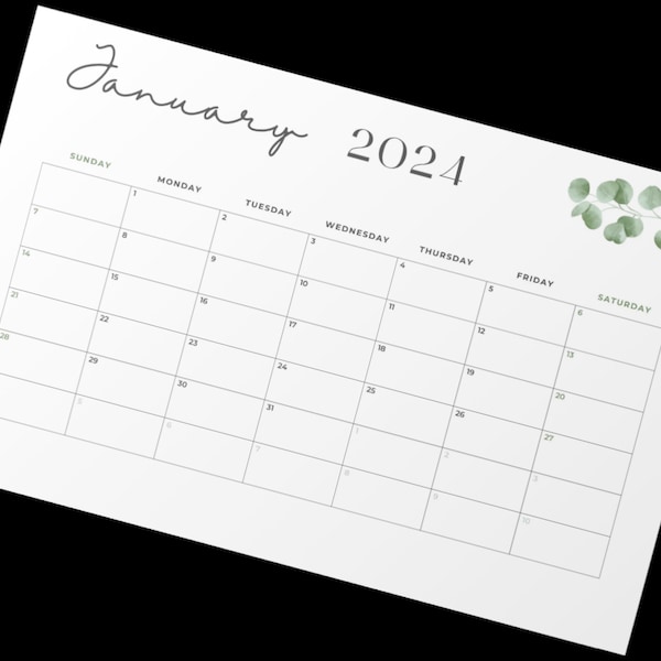 POCKET CALENDAR, Mini Calendar, Pocket Inserts, Minimalist Calendar, Small Calendar, Calendar Planner, Calendar Printable, a5 planner binder