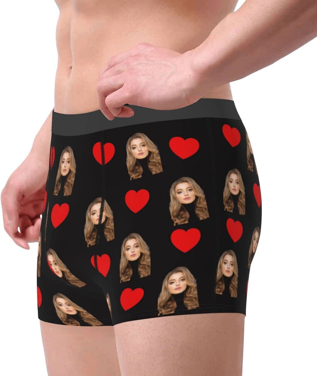 Personalized Funny Boxers Briefs for Men, Custom Underwear With Multi ...