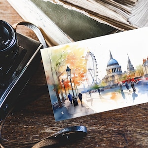 Famous Cities Postcards Set of 5 – London, Copenhagen, Berlin, Amsterdam & New York Travel Cards Collection