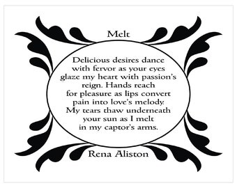 Gothic Poem Art Print "astral" by Rena Aliston (digital Download) - Etsy