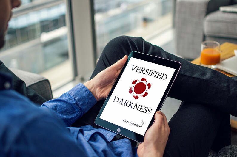 Versified Darkness by Ofira Sephiroth Gothic Poetry eBook Versified Series Book 1 (Digital Download) image 2