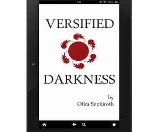 Versified Darkness by Ofira Sephiroth Gothic Poetry eBook Versified Series Book 1 (Digital Download)