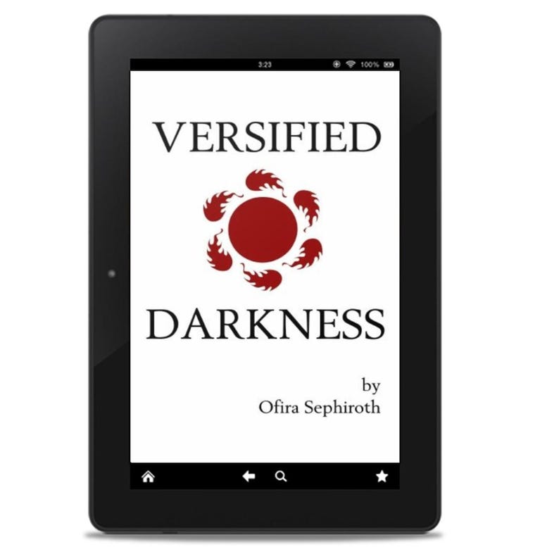 Versified Darkness by Ofira Sephiroth Gothic Poetry eBook Versified Series Book 1 (Digital Download) image 1
