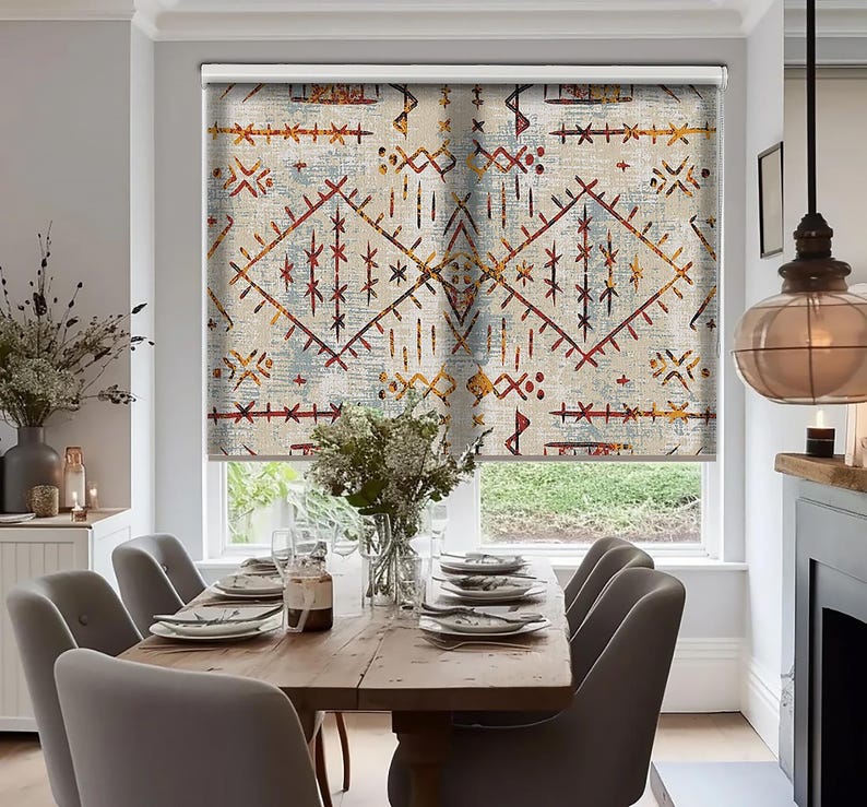 Ethnic Gothic Roller Blind: Customizable Day/night Window Shade - Etsy UK
